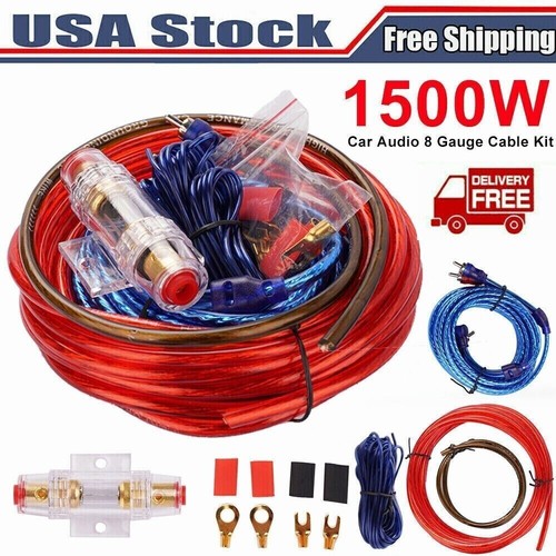 Car audio cable - kit, 1500w