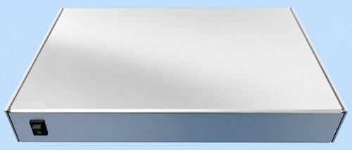 Aluminum tube amplifier - aluminum,
